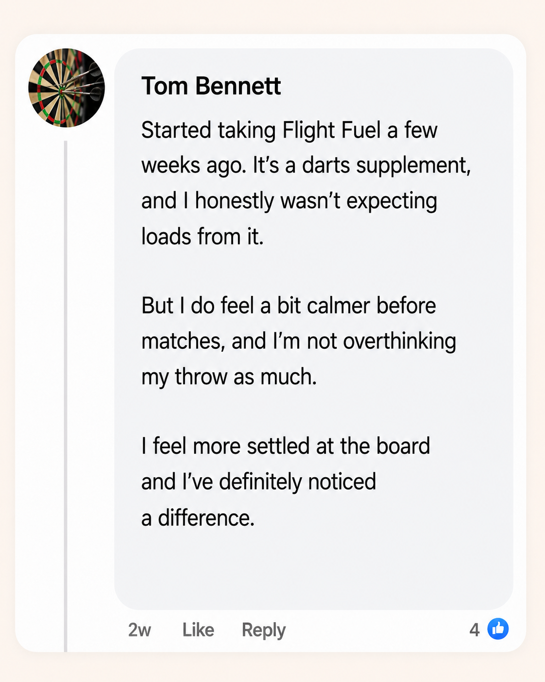 Customer review of Flight Fuel