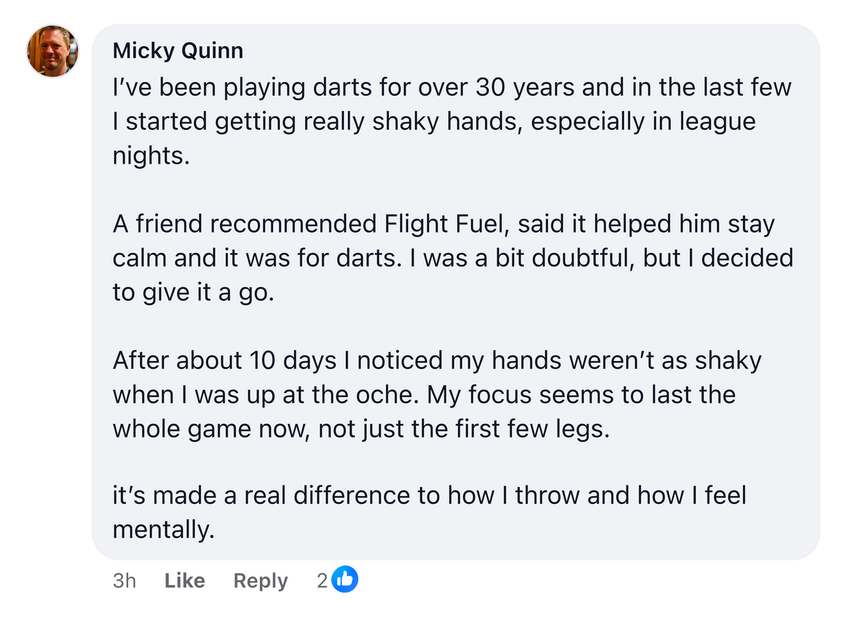 Customer review of Flight Fuel